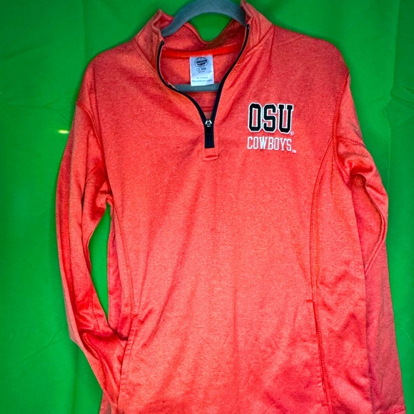 OSU Cowboys 1/4 zip pullover in orange. SZ S (34-36) - Picture 1 of 3